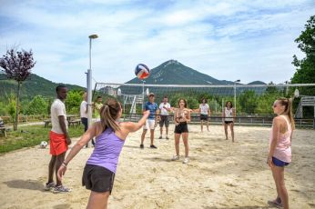 camping gorges du verdon volley ball