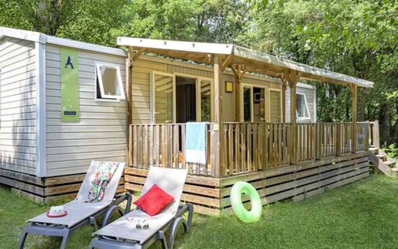 camping verdon location mobil home avec terrasse
