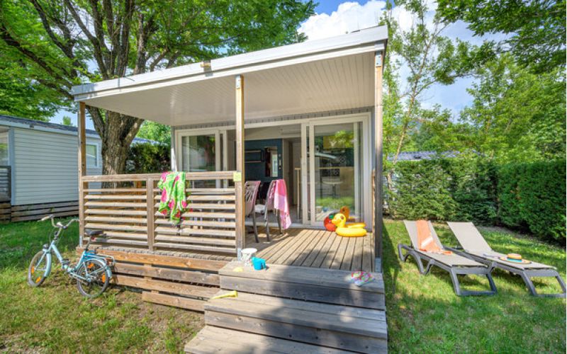 location mobil home gorge verdon avec terrasse