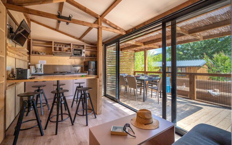 location mobil home gorge verdon intérieur prestige
