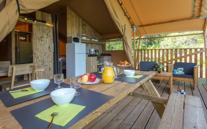 camping verdon location tente lodge