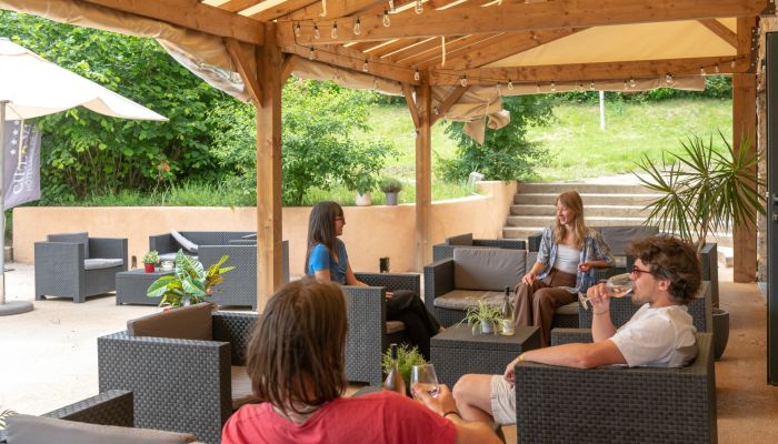 Camping Castellane Ciela Village Terra Verdon Terrasse