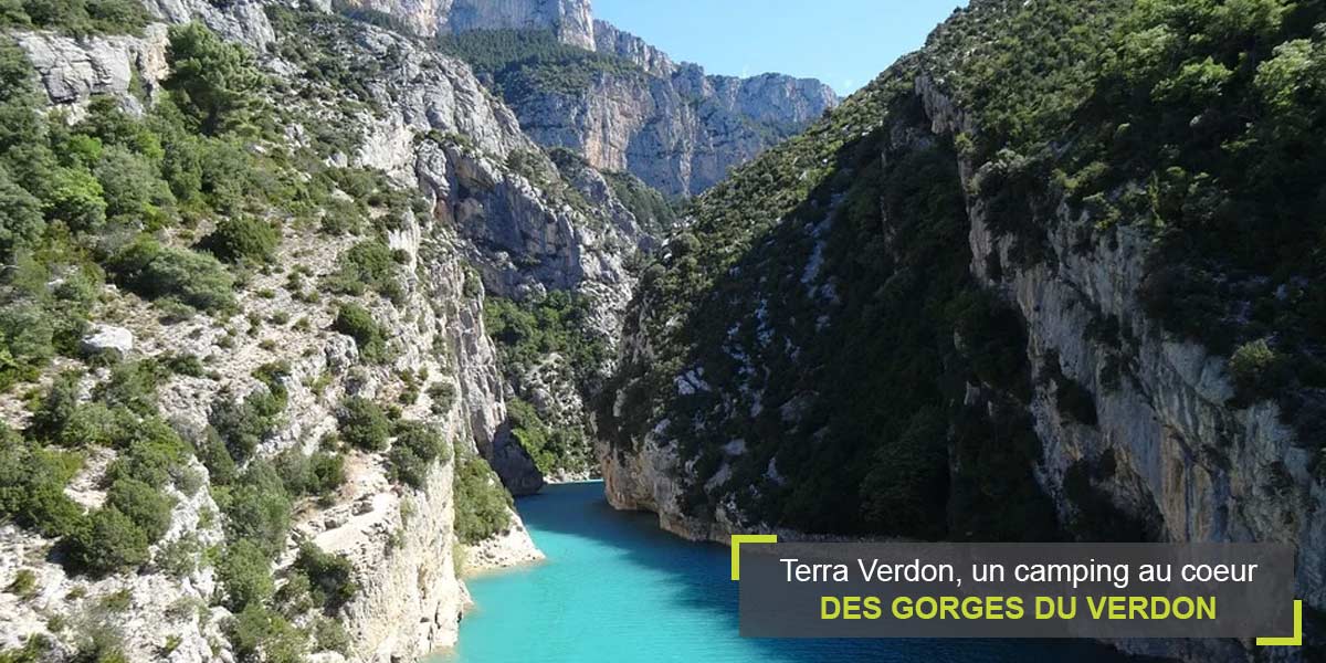 campsite in the Verdon Gorges