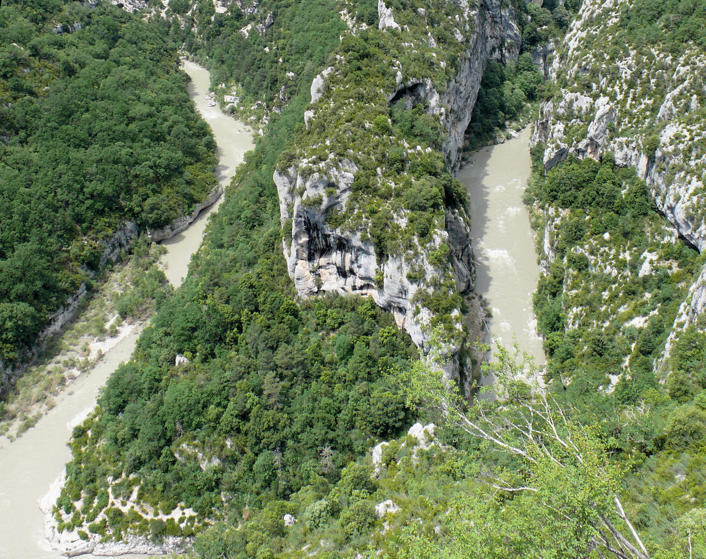 Les gorges du Verdon au balcon de la Mescla, cadre de l’aqua rando