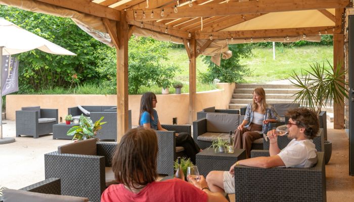 Camping Castellane Ciela Village Terra Verdon Terrasse